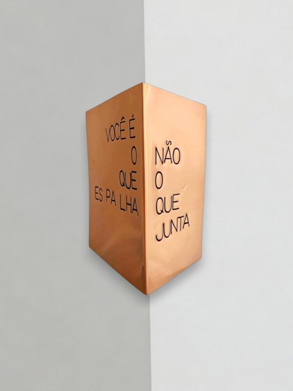 VOCÊ É O QUE ESPALHA NÃO O QUE JUNTA